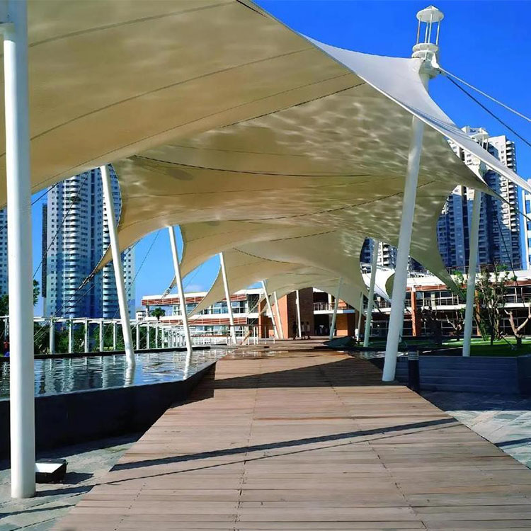 积石山膜结构景观棚