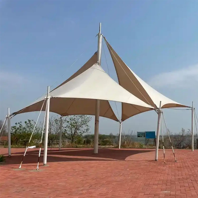 积石山膜结构景观棚