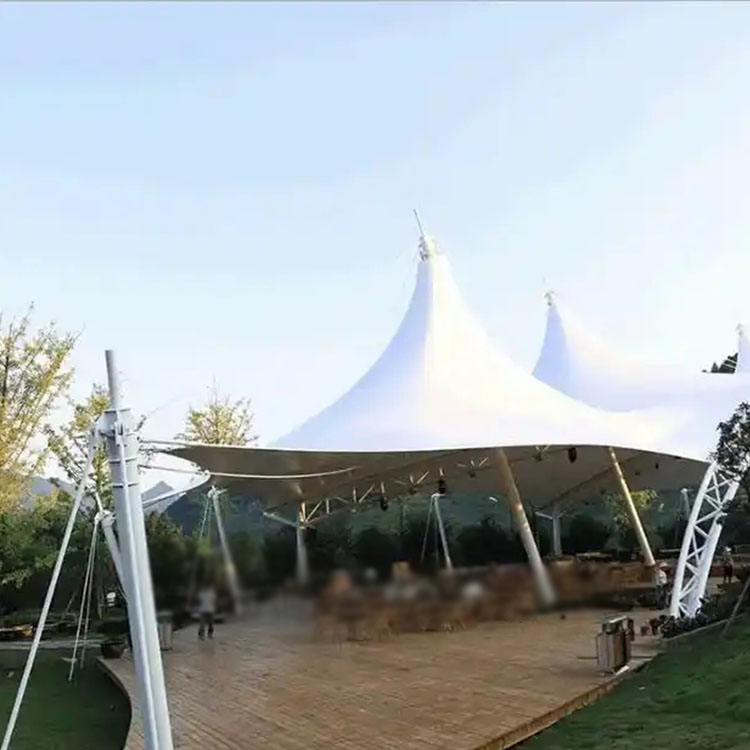 积石山膜结构景观棚