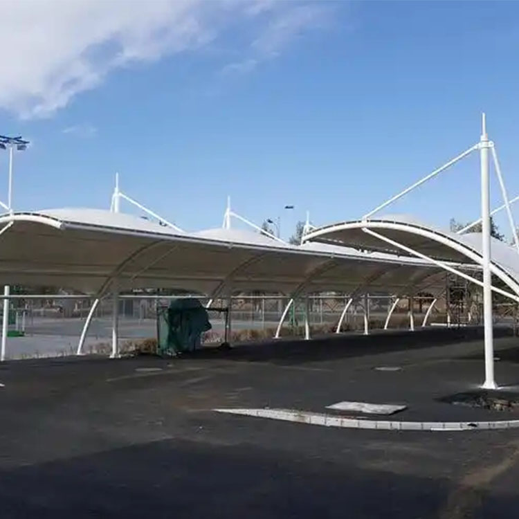积石山膜结构电动车棚