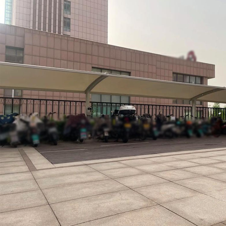 积石山膜结构电动车棚