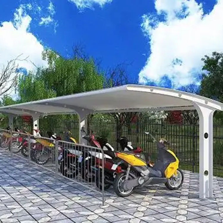 积石山膜结构电动车棚