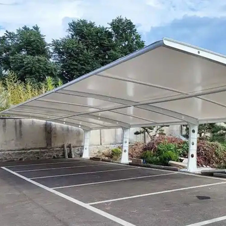 积石山膜结构汽车棚