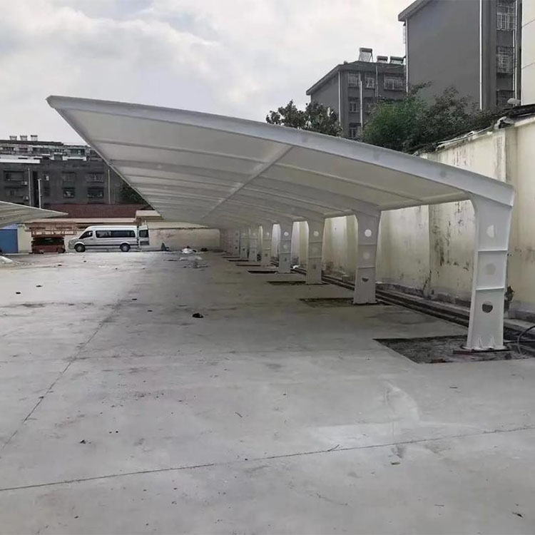 积石山膜结构汽车棚